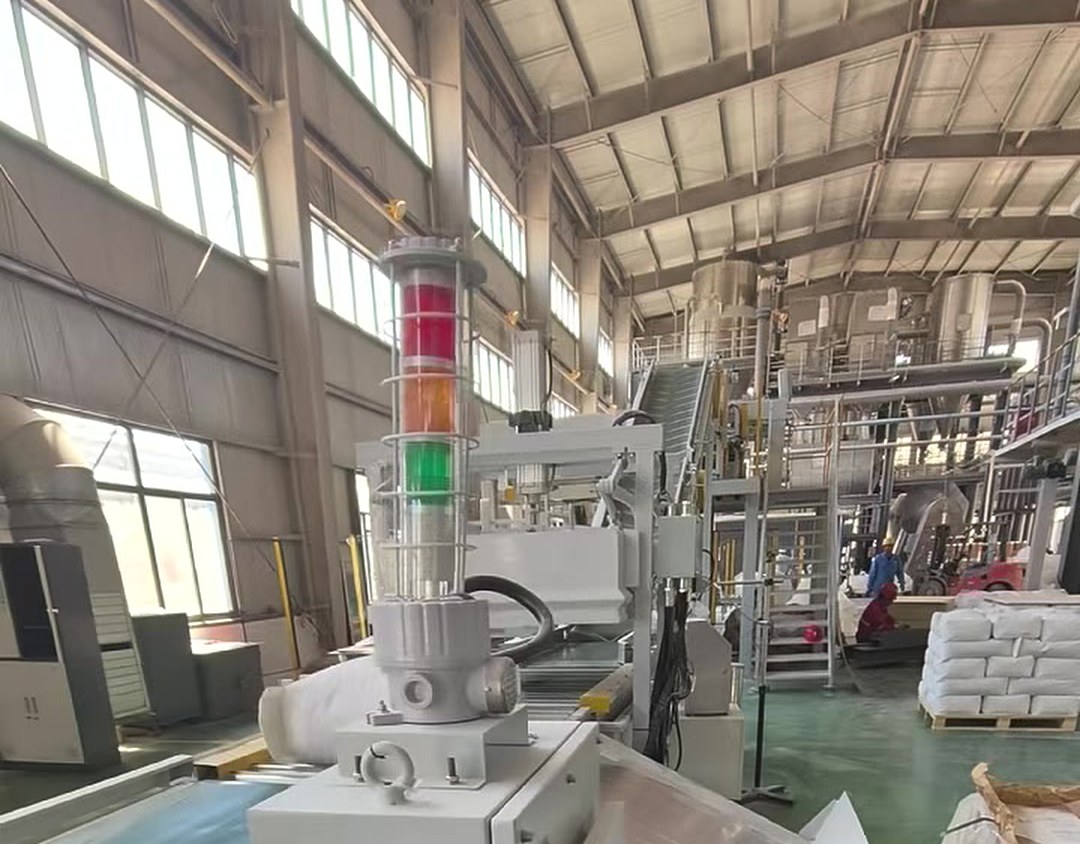 ANTHOCEL packing line filling 25 kg bags